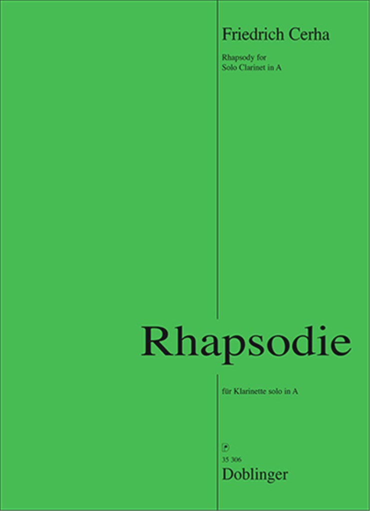 Rhapsodie für Klarinette solo in A